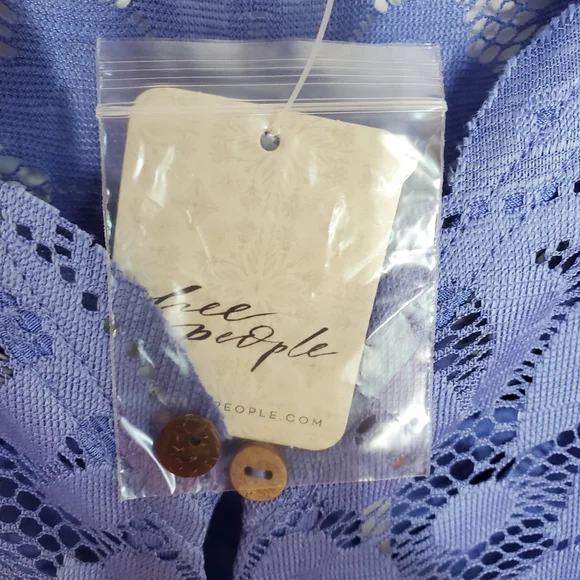 Free People Shadow Dance Midi Persian Jewel Blue Medium #155 Boho Dress 86497781 - Picture 13 of 16